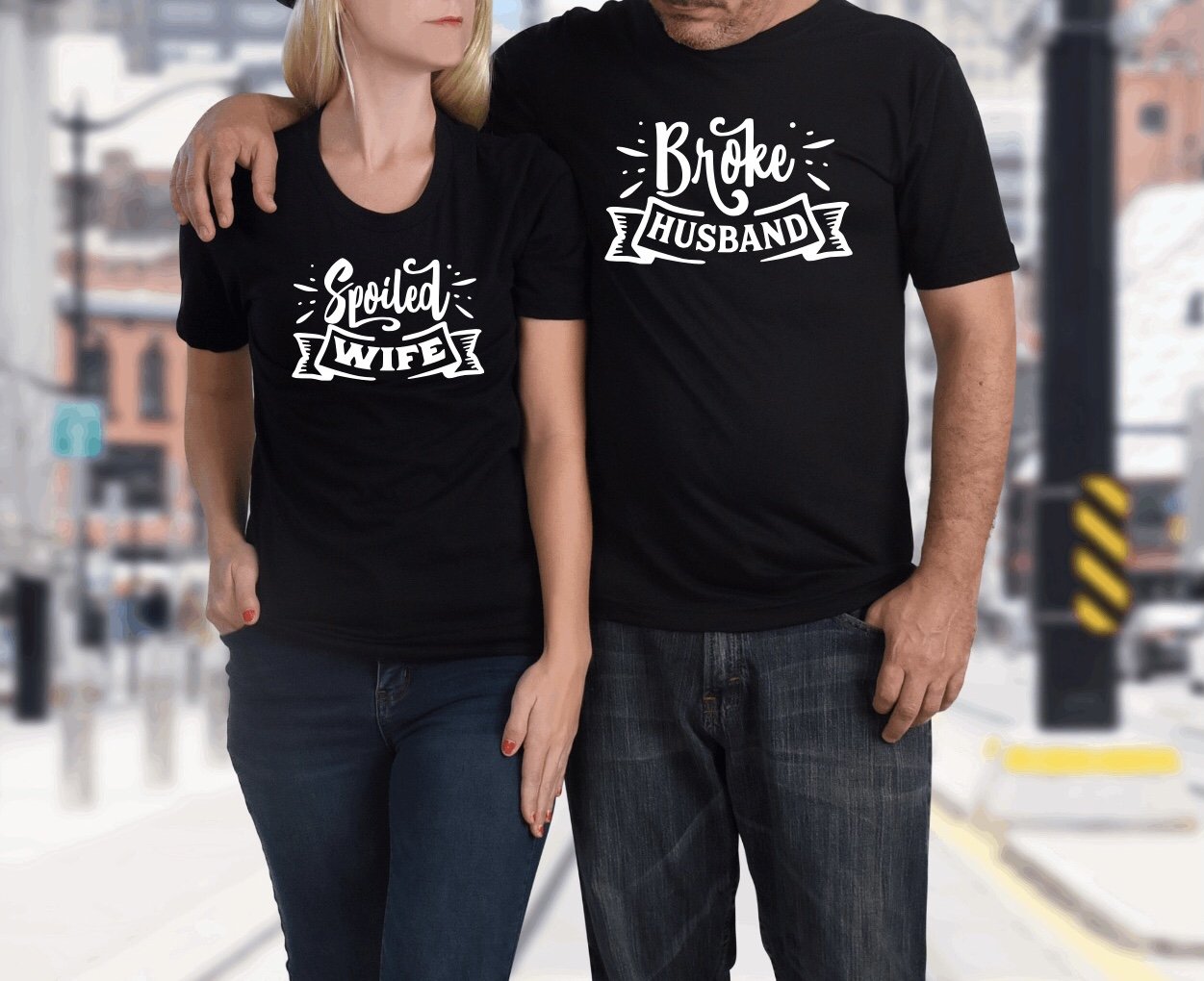 Spoiled Wife/Broke Husband T-Shirt