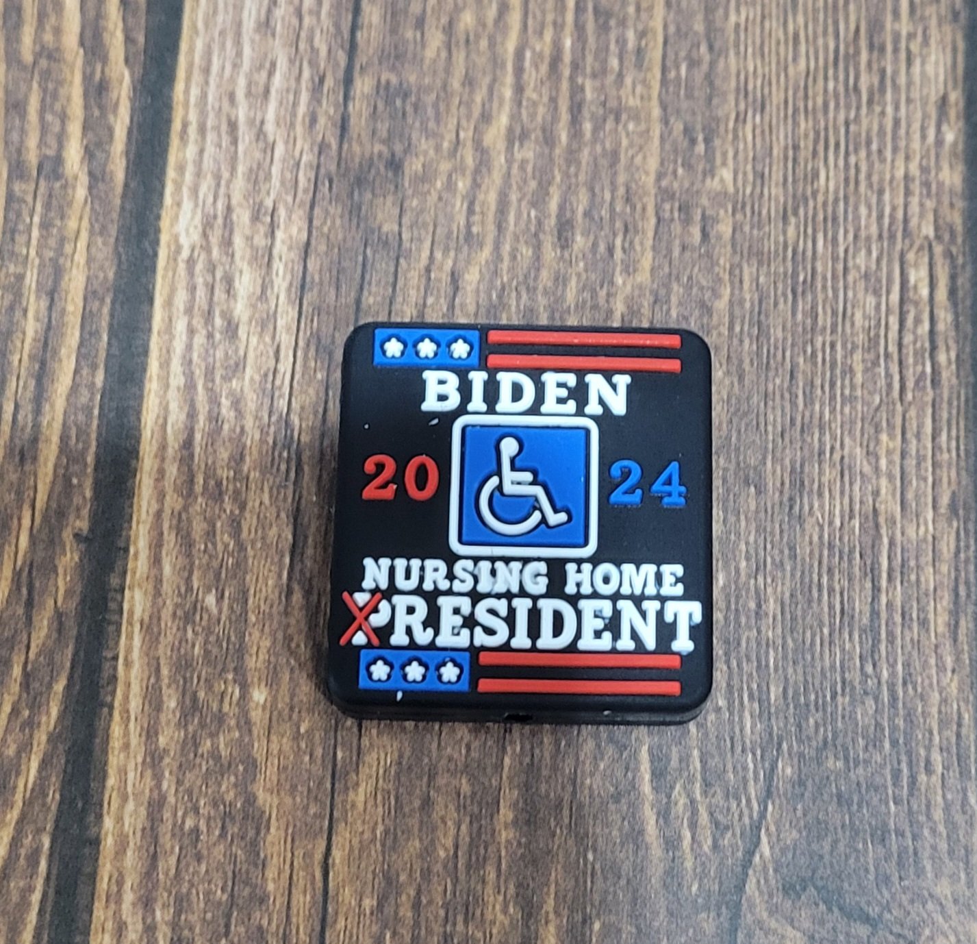 Biden 2024 Nursing Home Resident Focal Bead