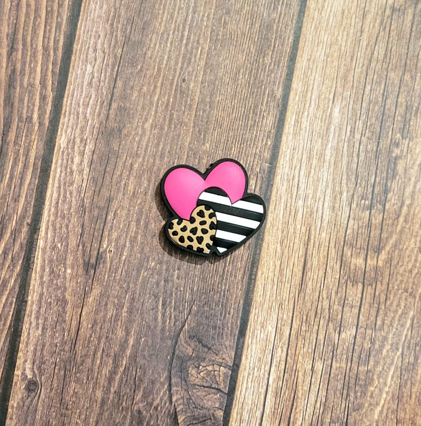 Hearts Trio Focal Bead