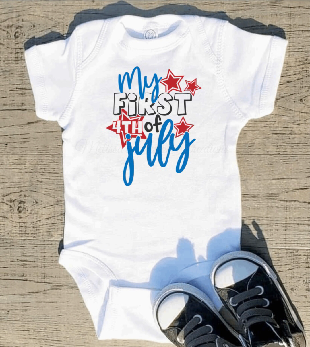 "My First 4th of July" Bodysuit