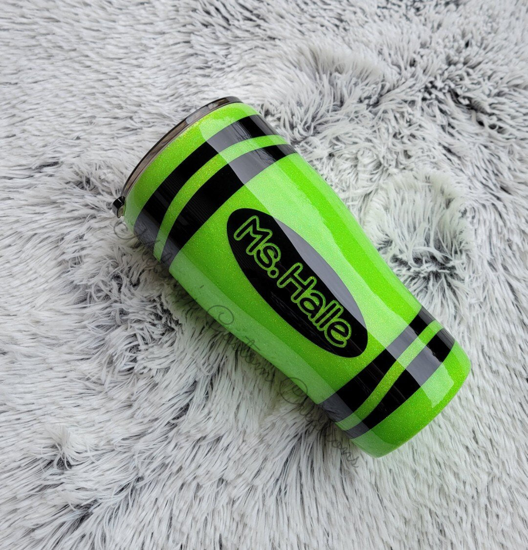 Personalized Crayon Tumbler (Choice of Color)