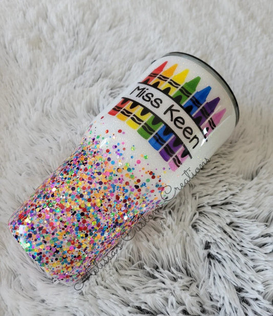 Personalized Crayon Tumbler