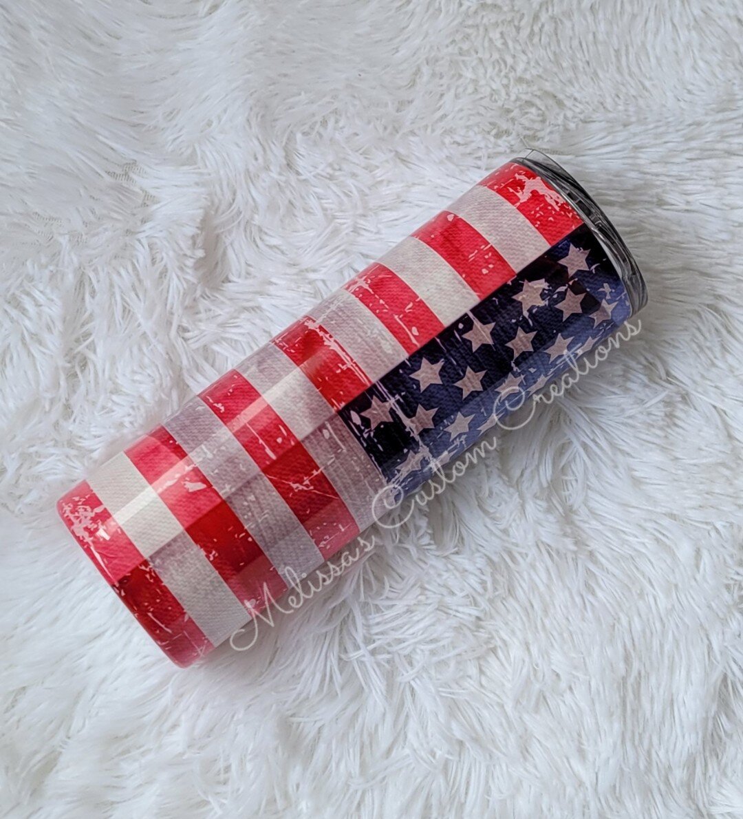 US Flag Tumbler