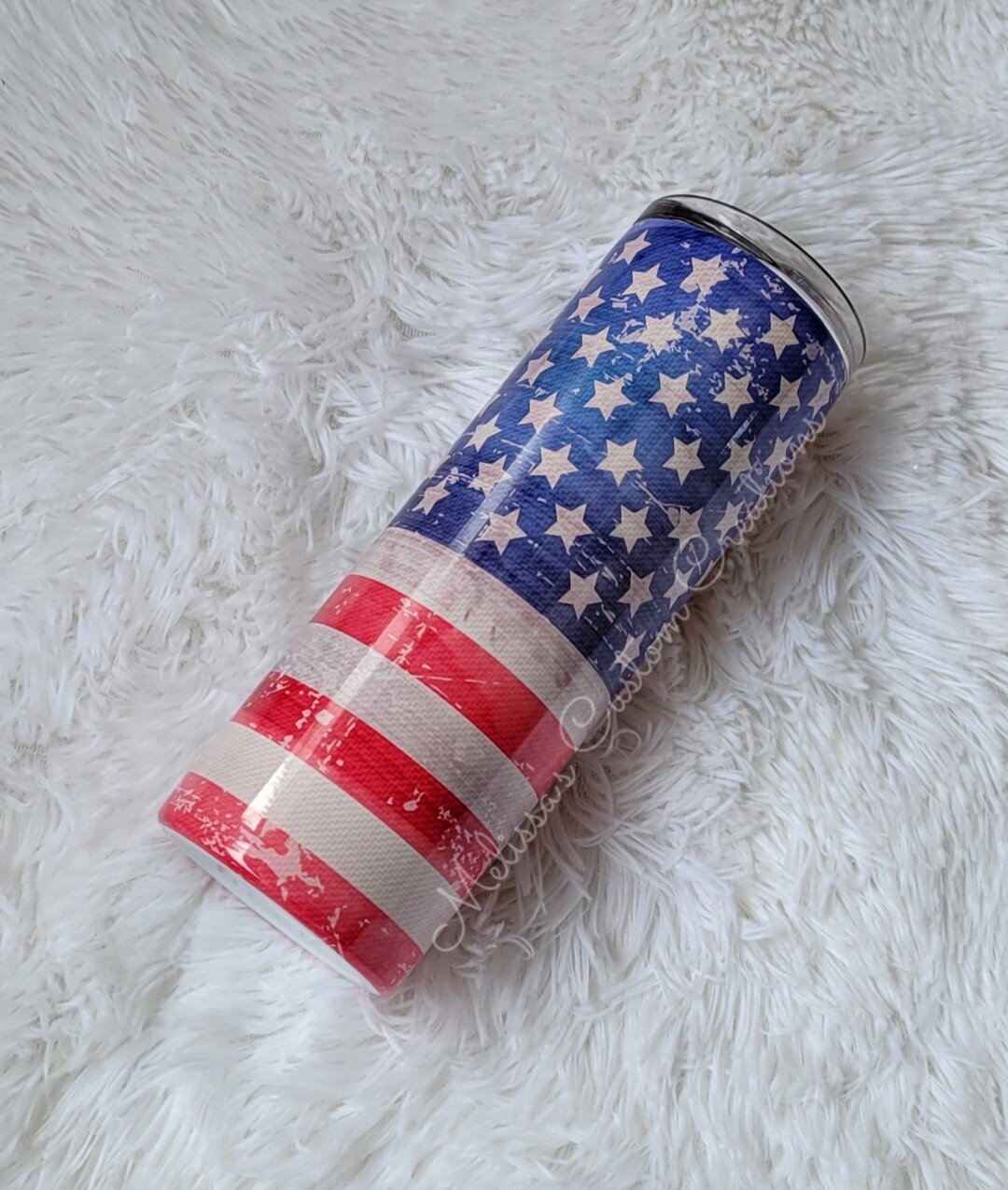 US Flag Tumbler