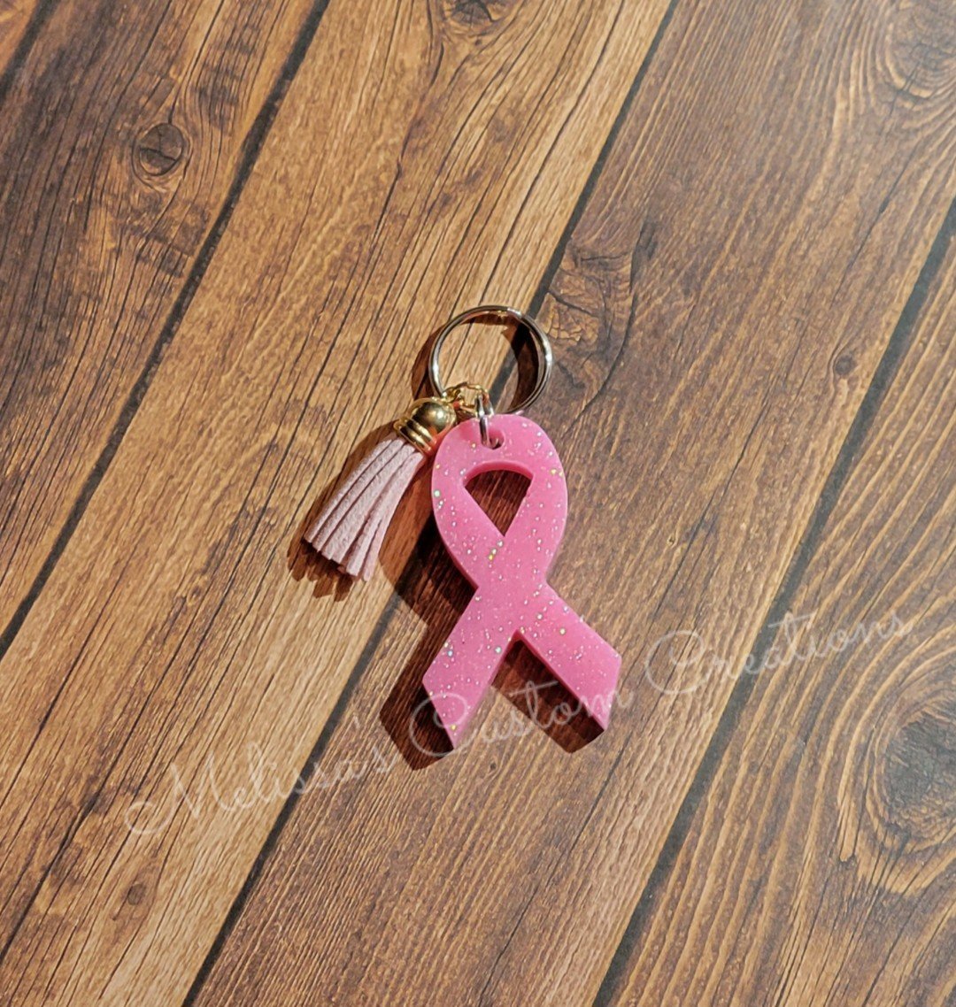 Awareness Ribbon Keychain (Choose your color)