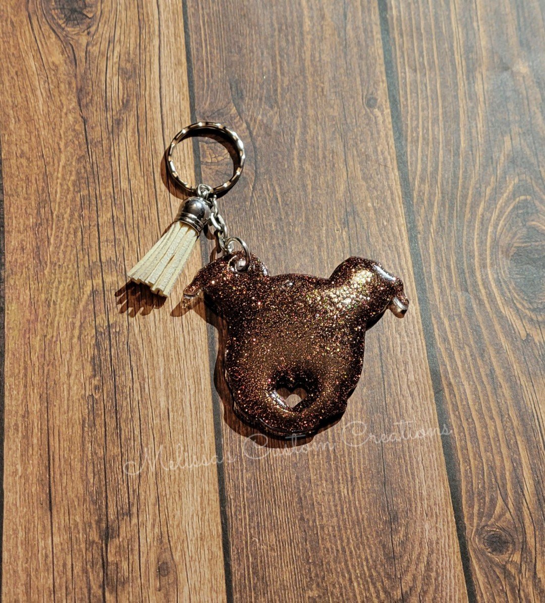 Pit Bull Keychain (READY TO SHIP)