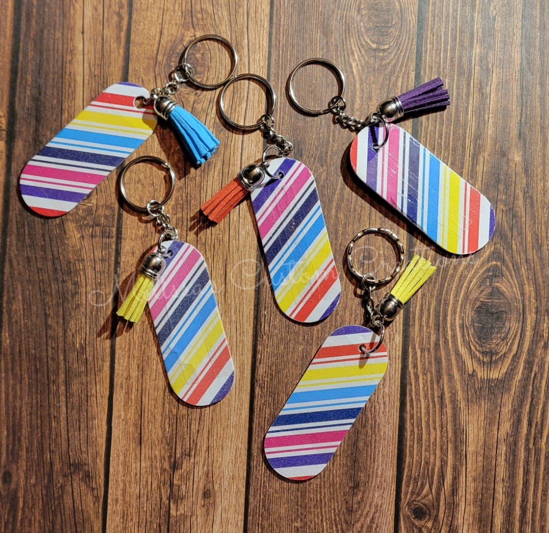 Color Street Nail File Keychain