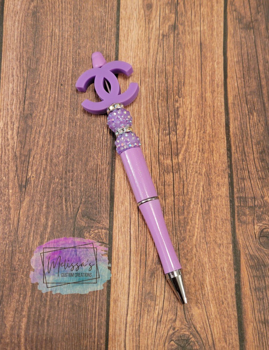 Designer (CC) Beaded Pen (READY TO SHIP)