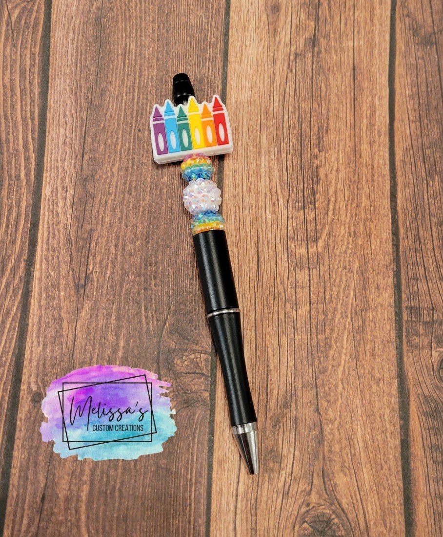 Crayons Beaded Pen (READY TO SHIP)