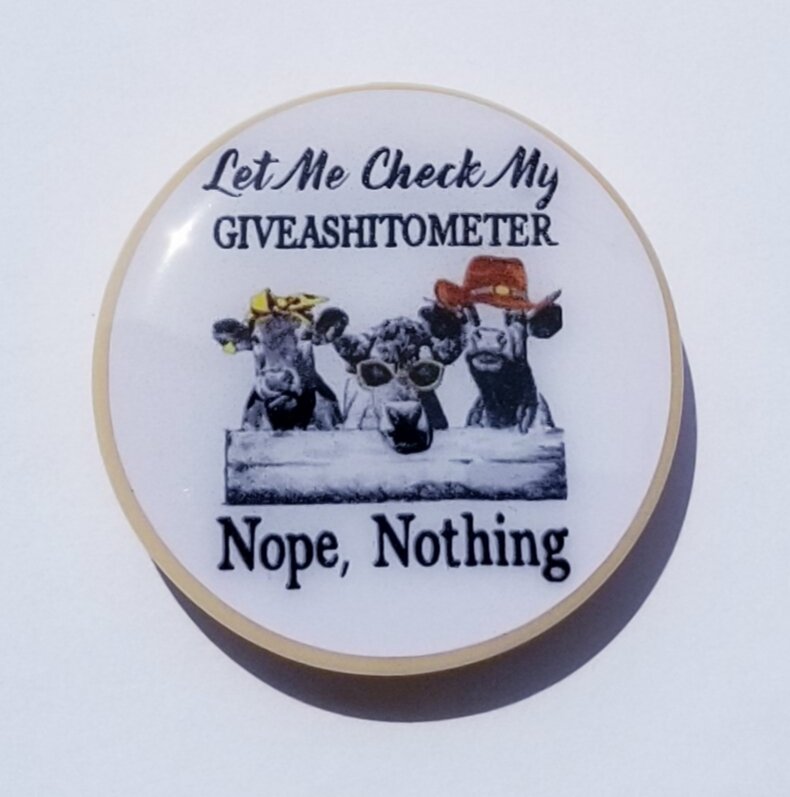 "Let Me Check My Giveashitometer" Phone Grip (READY TO SHIP)