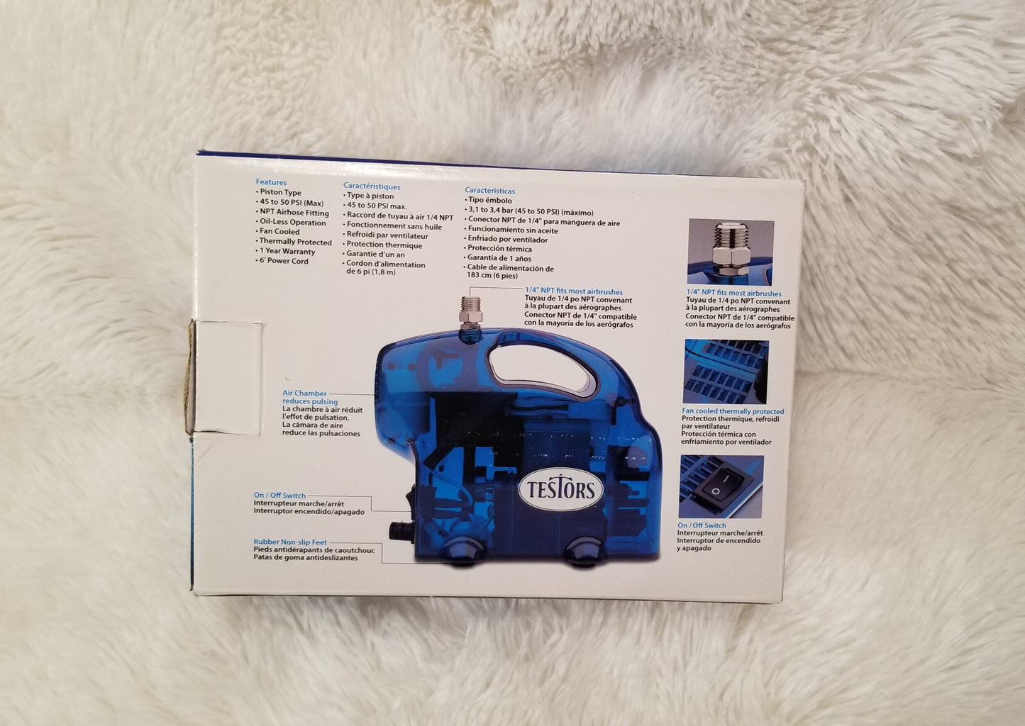 Testors Aztek Airbrush System Mini Air Compressor