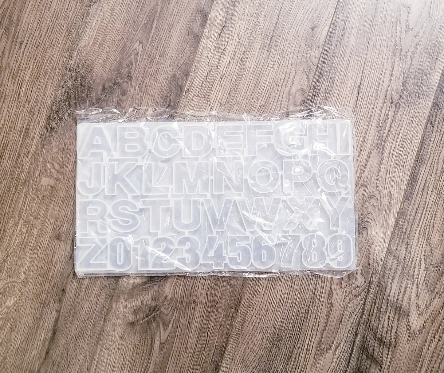 Letters and Numbers Silicone Mold