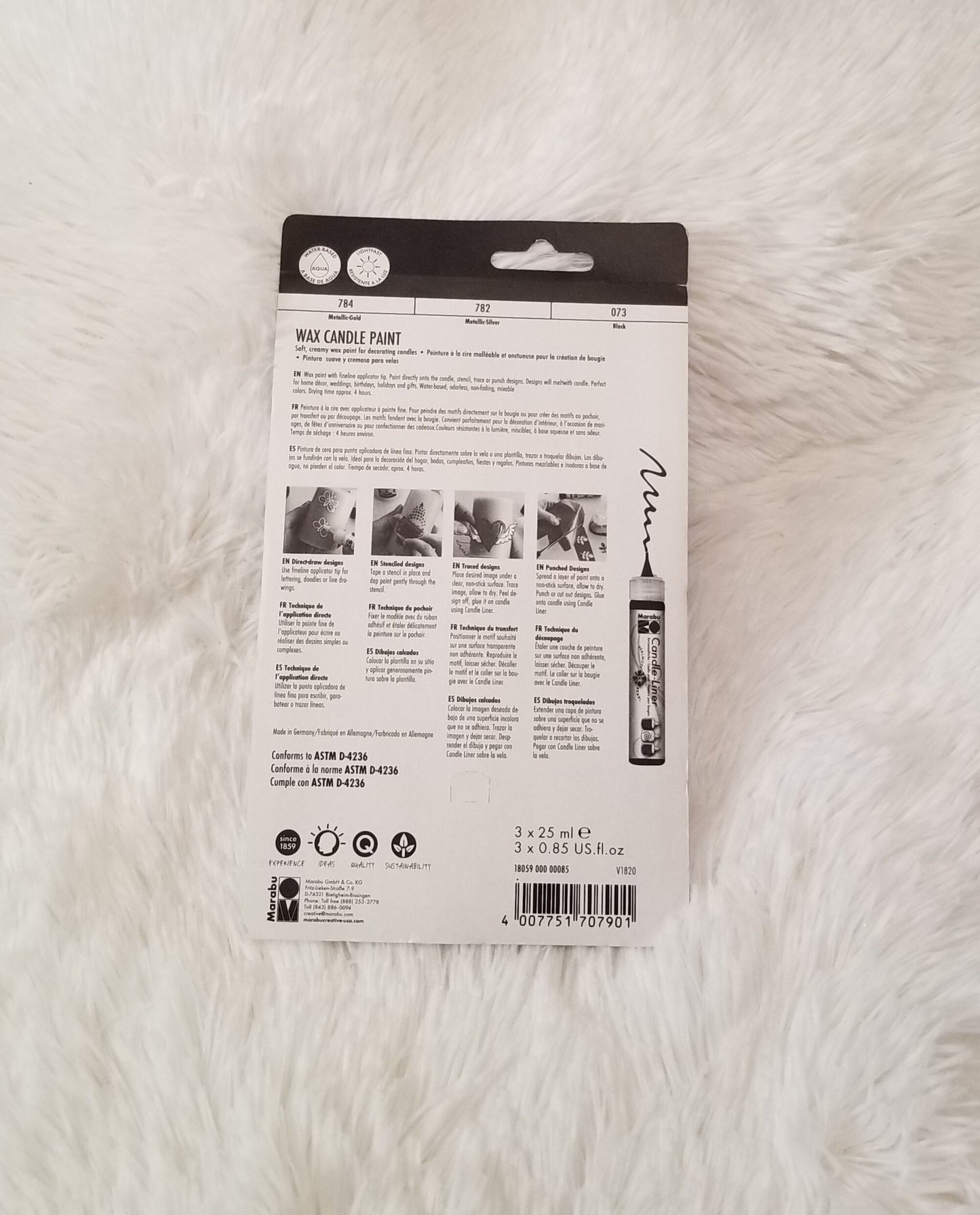 Marabu Candle Liner Wax Candle Paint