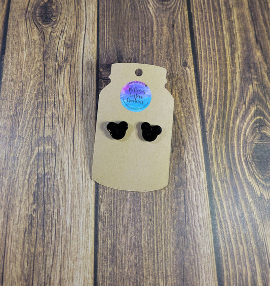 Mouse Head Stud Earrings (READY TO SHIP)