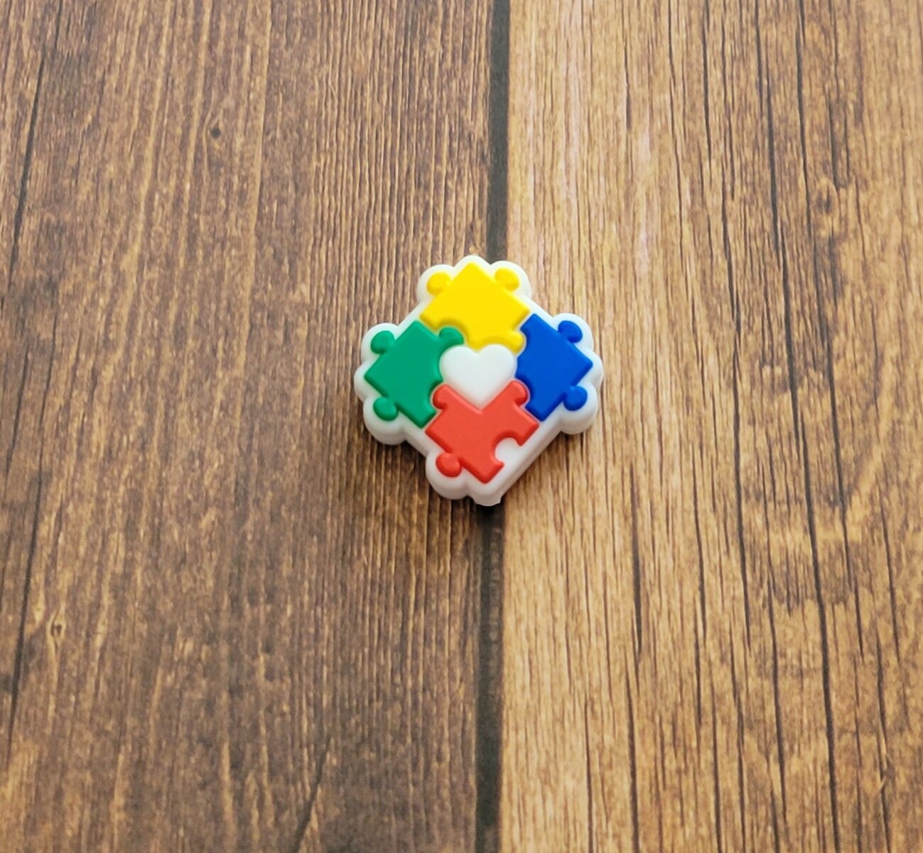 Puzzle Pieces Focal Bead