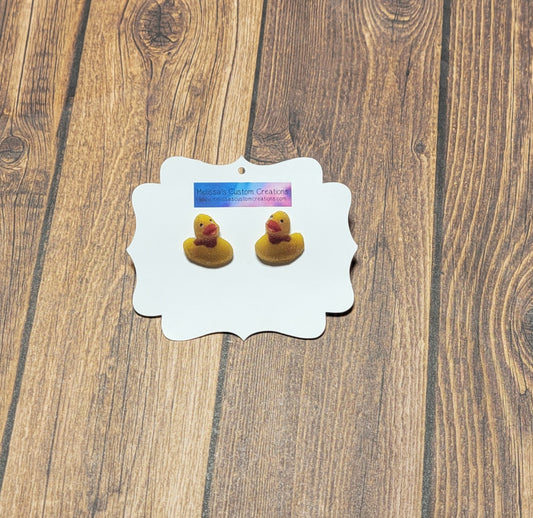 Rubber Duck Earrings (READY TO SHIP)