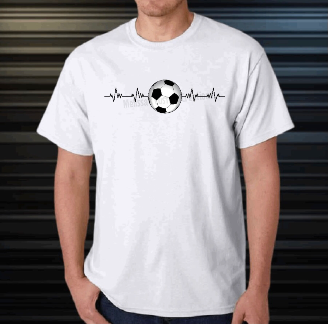 Soccer Heartbeat T-Shirt