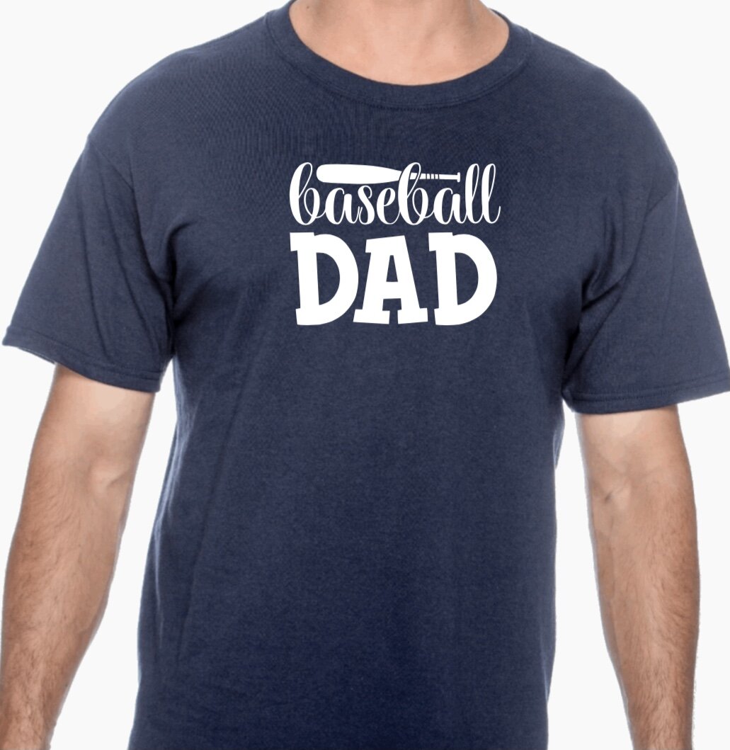 Baseball Dad T-Shirt (Choose your colors)