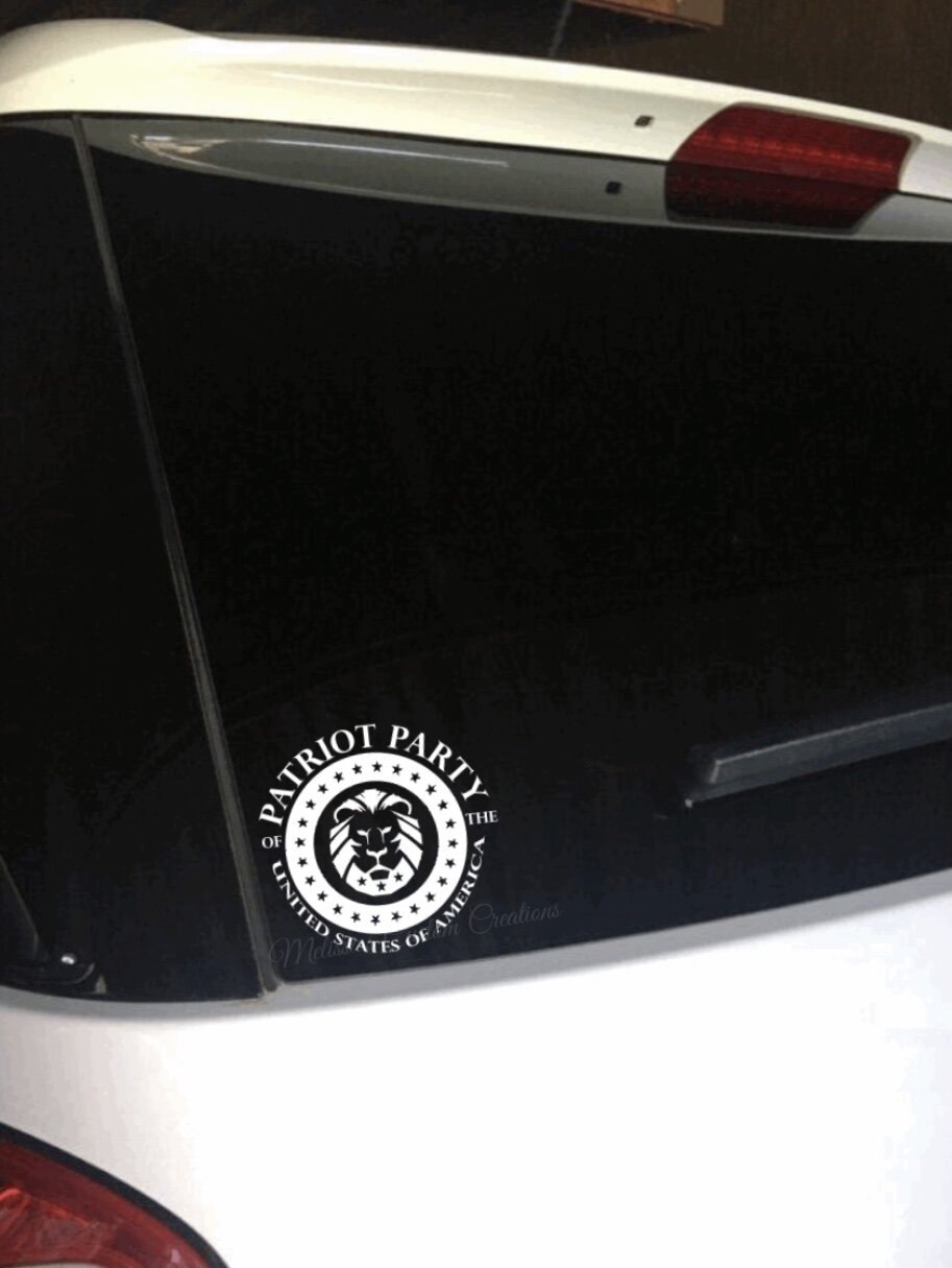 Patriot Party Decal