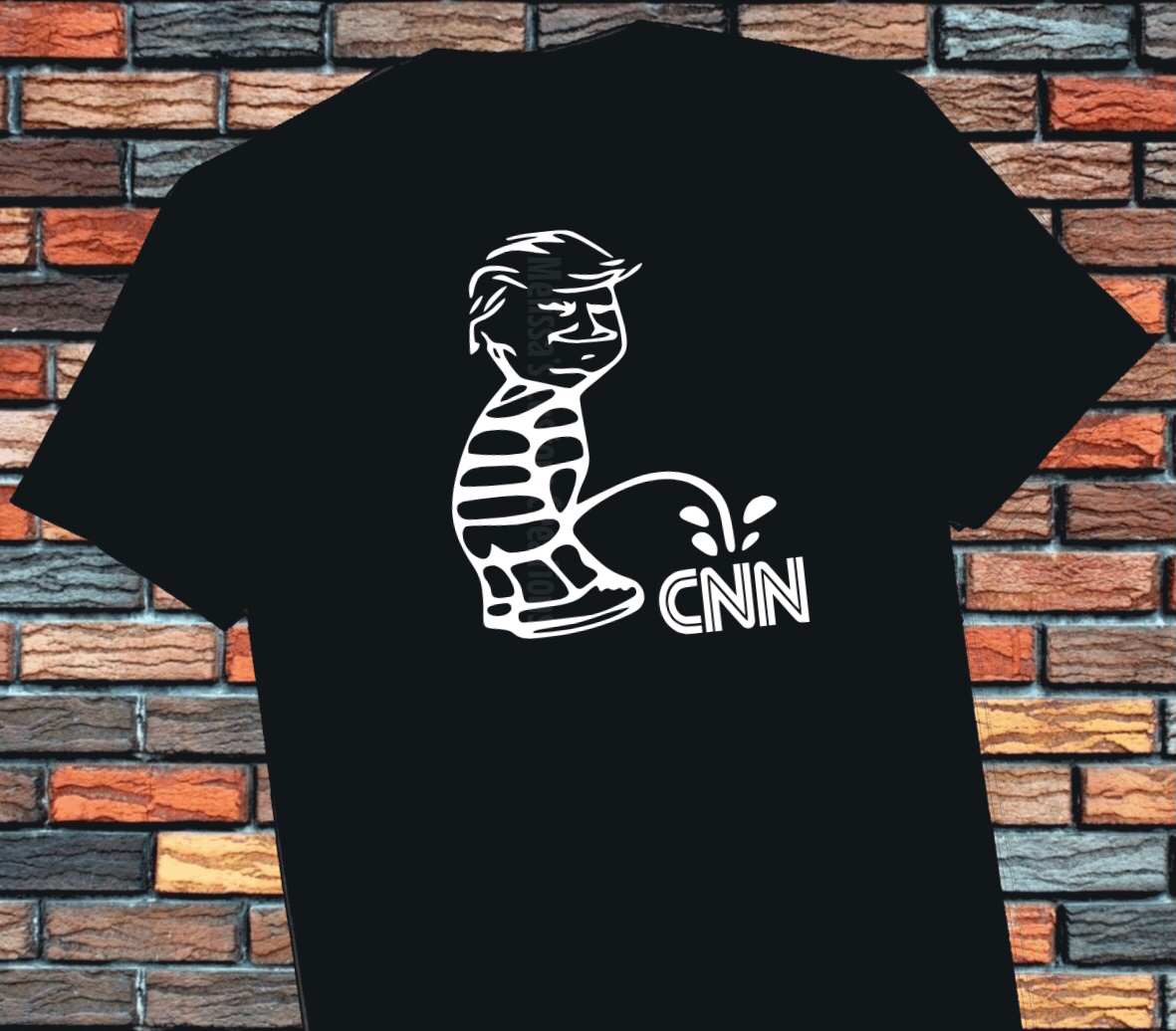 Trump peeing on CNN T-Shirt