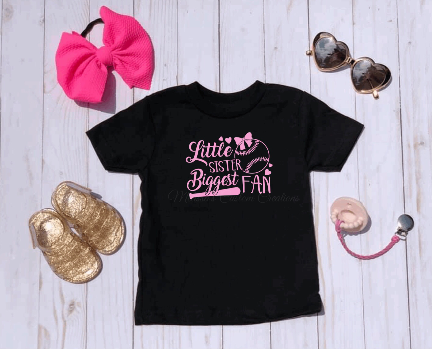 Little Sister Biggest Fan T-Shirt