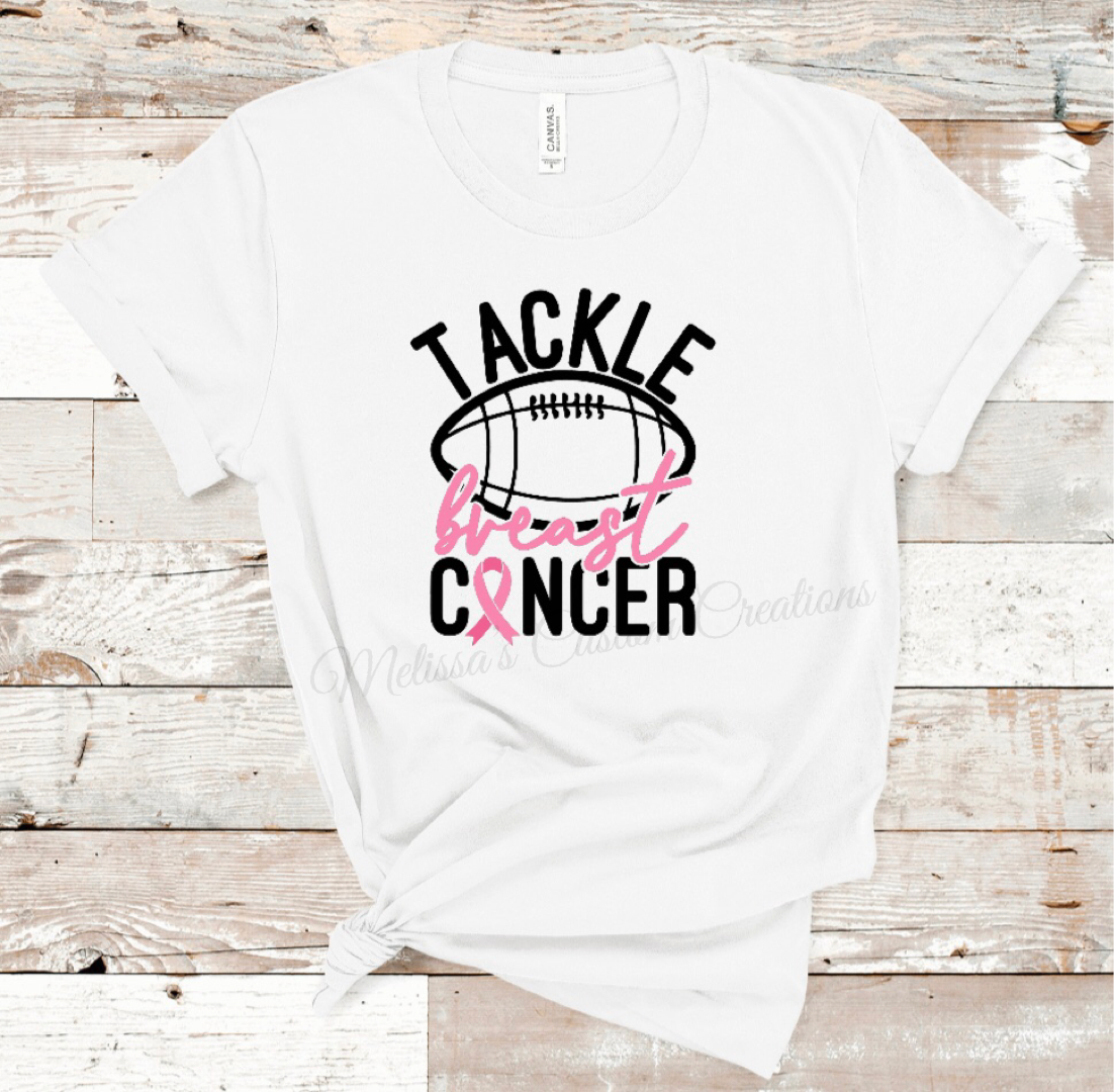 "Tackle Breast Cancer" T-Shirt