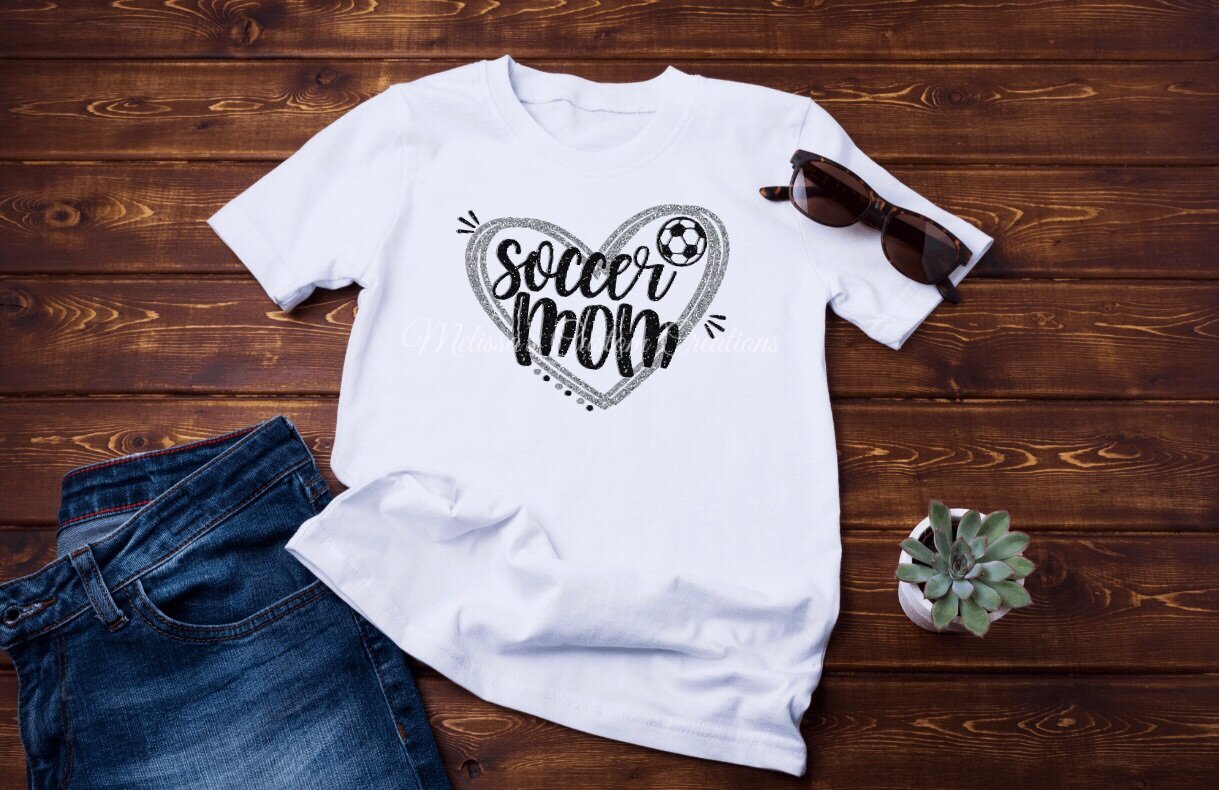 Soccer Mom T-Shirt (Choose Your Colors)