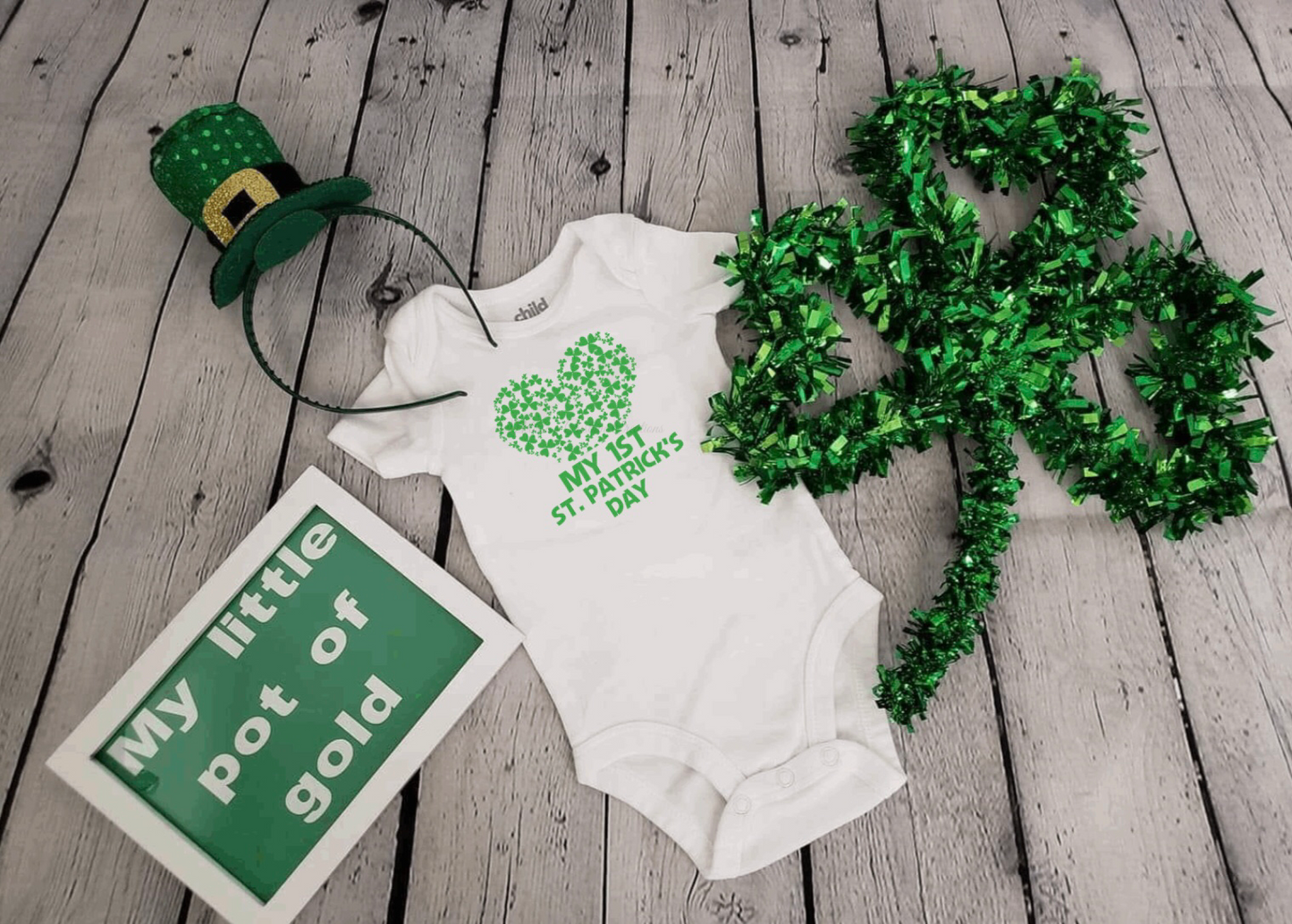 "My 1st St. Patrick's Day" Bodysuit