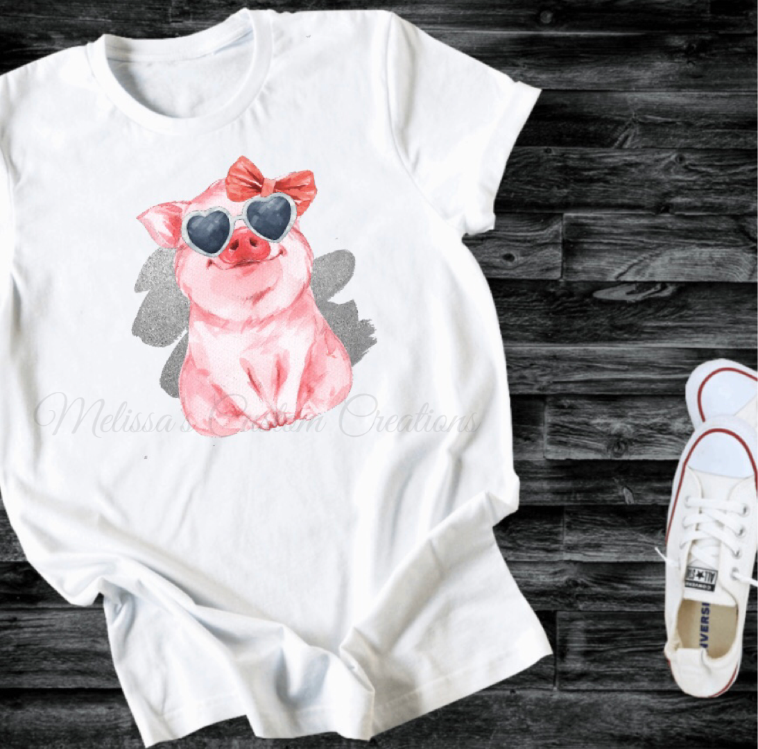 Pig with Sunglasses T-Shirt