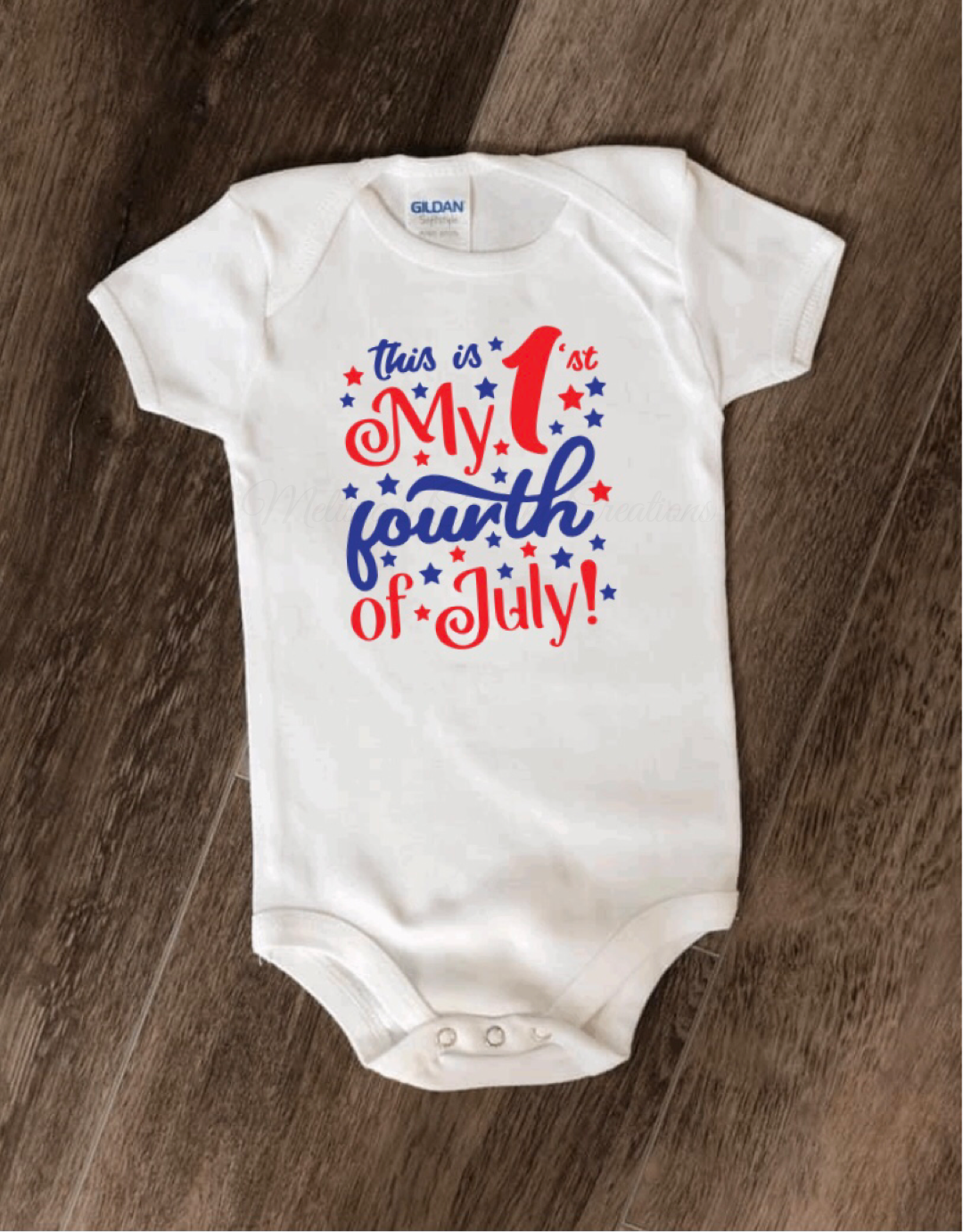"This Is My 1st Fourth of July" Bodysuit