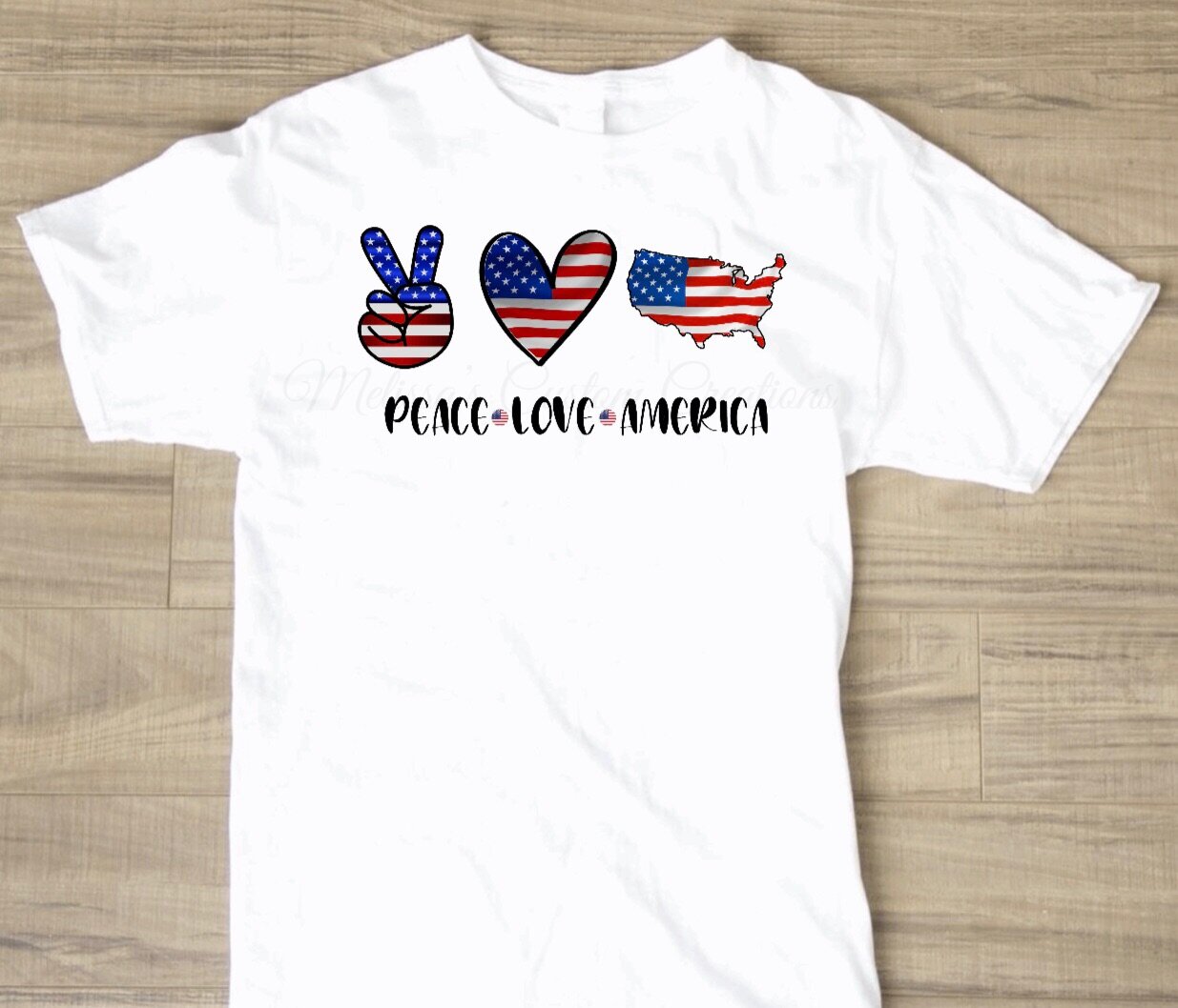 Peace- Love- America T-Shirt