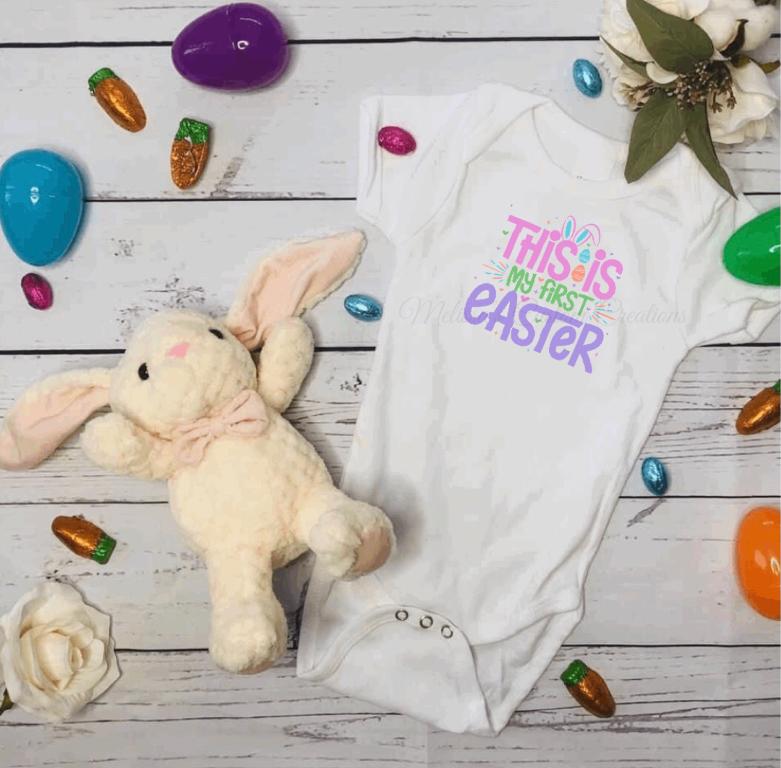 "This Is My First Easter" Bodysuit
