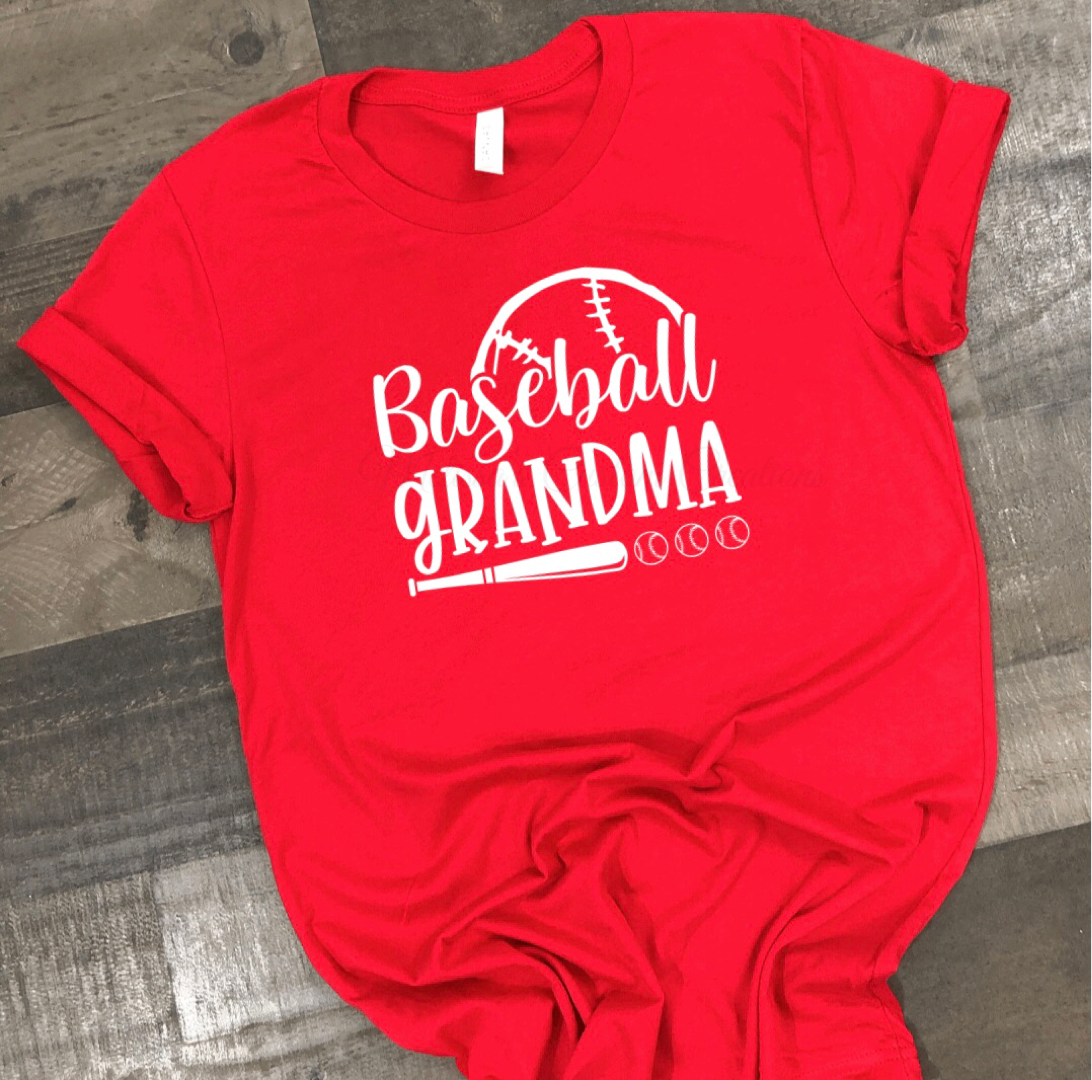 Baseball Grandma T-Shirt