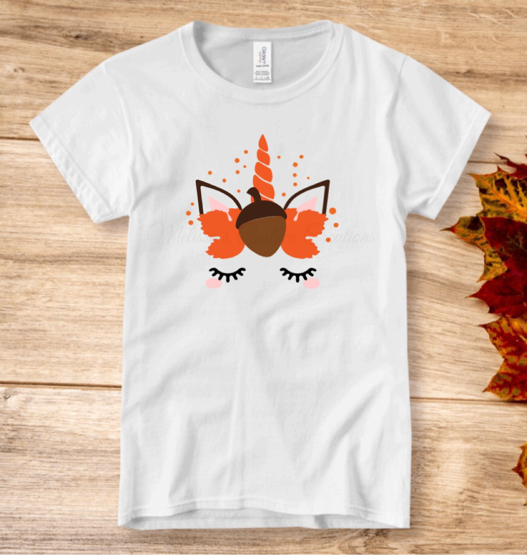 Fall Unicorn T-Shirt