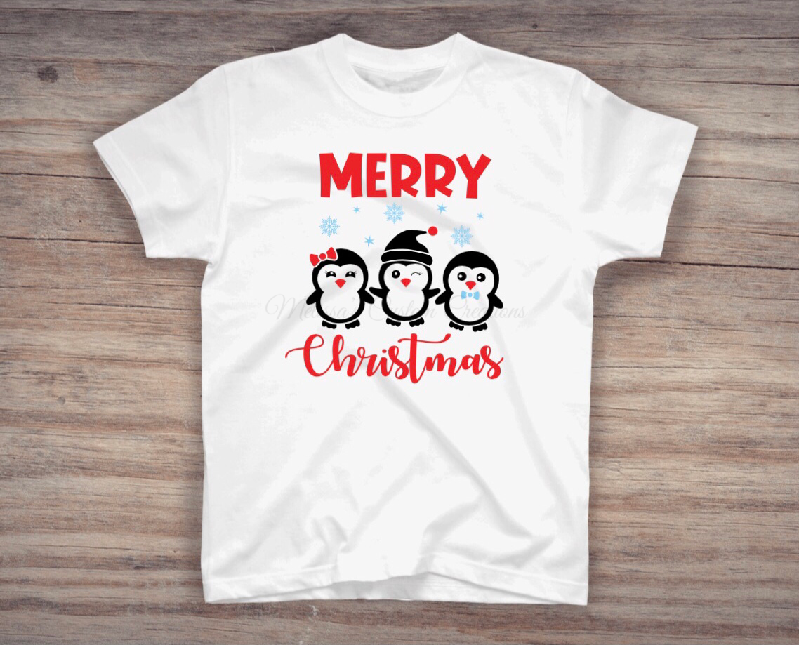 Merry Christmas Penguins T-Shirt