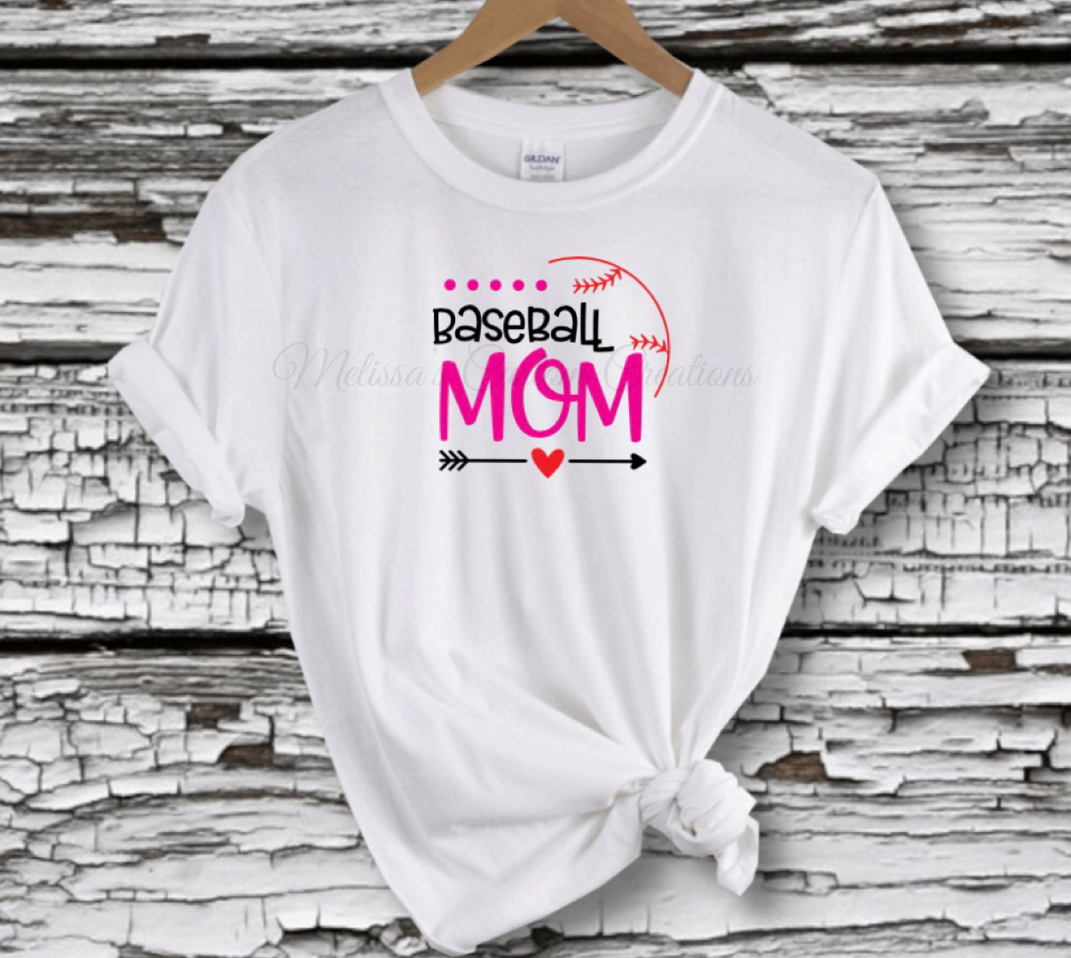 Baseball Mom T-Shirt (Choose your colors)