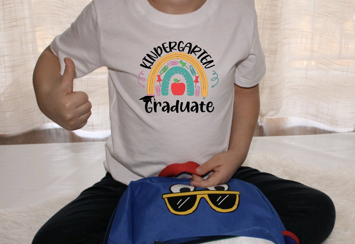 Kindergarten Graduate Rainbow T-Shirt