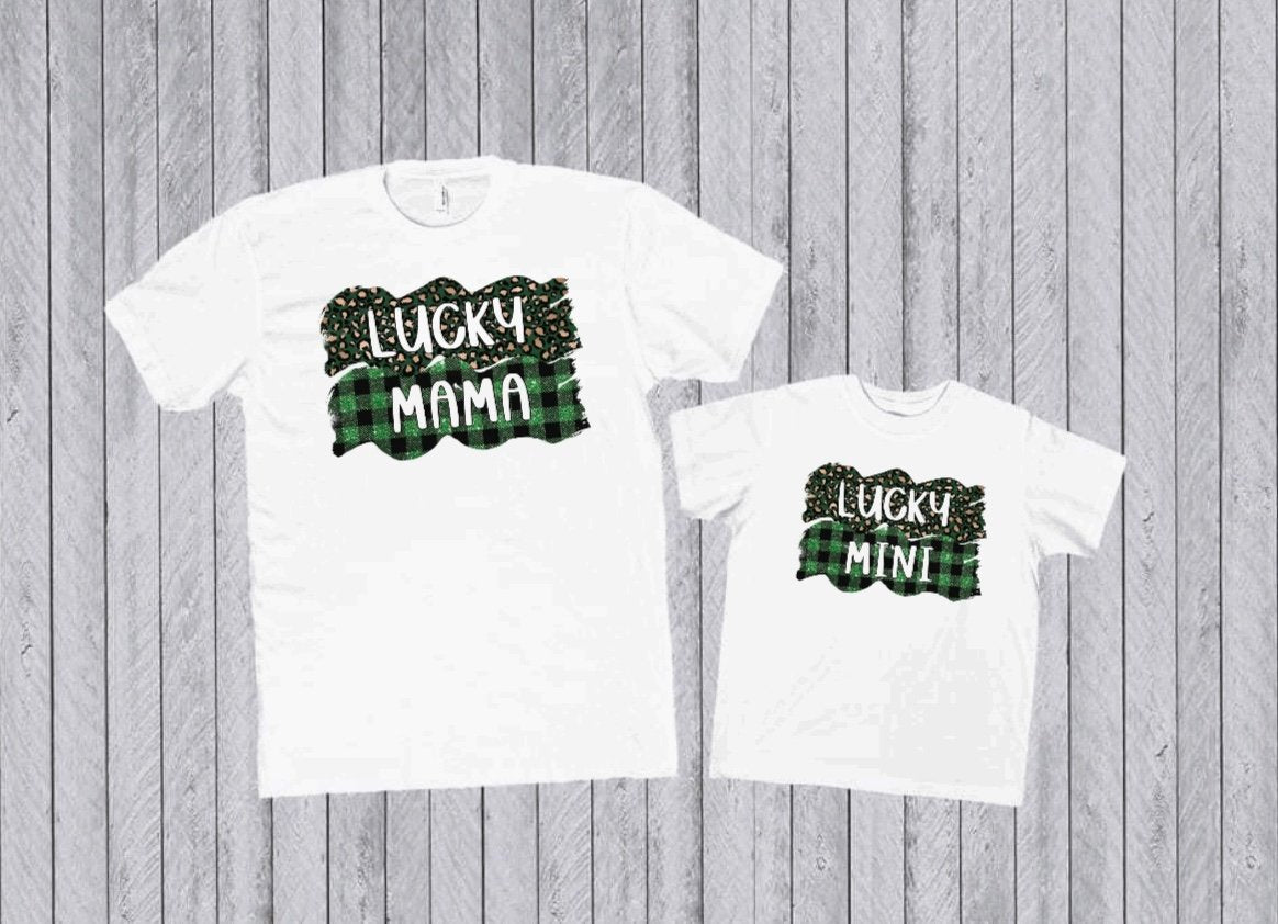 Lucky Mama/Lucky Mini T-Shirt Set