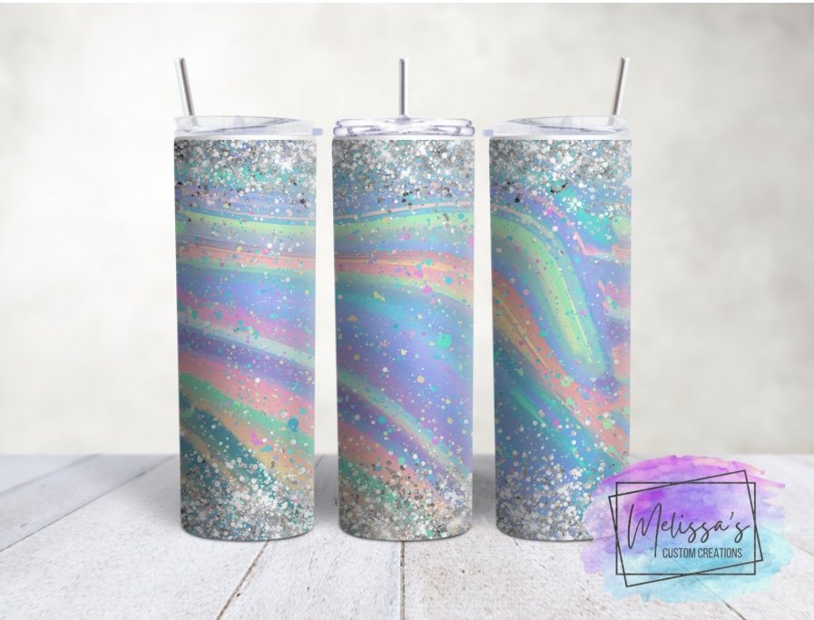 Opal Glitter Tumbler