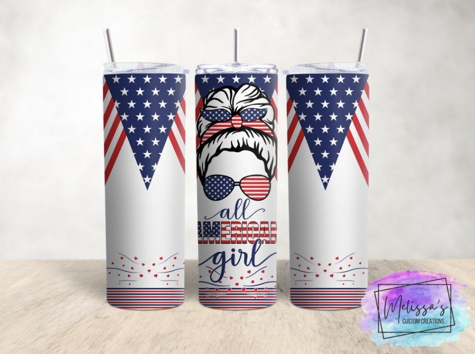 All American Girl Tumbler