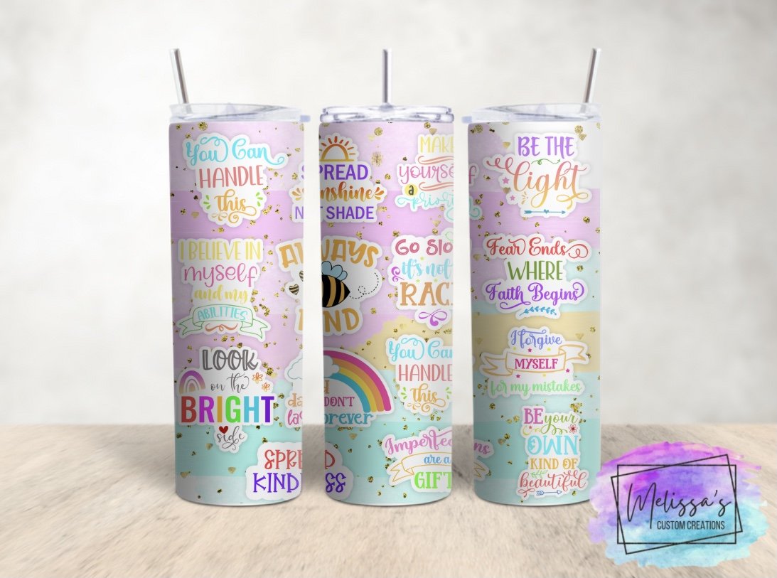 Daily Affirmations Tumbler