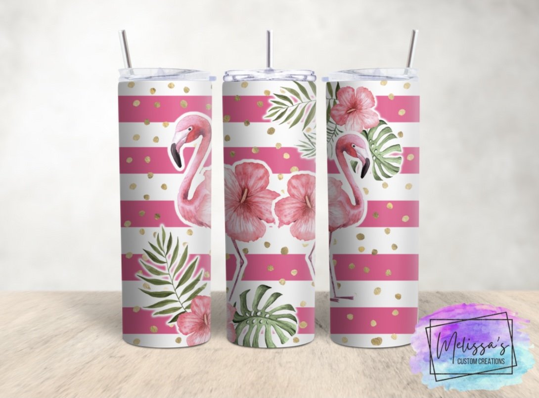 Pink Flamingo Tumbler