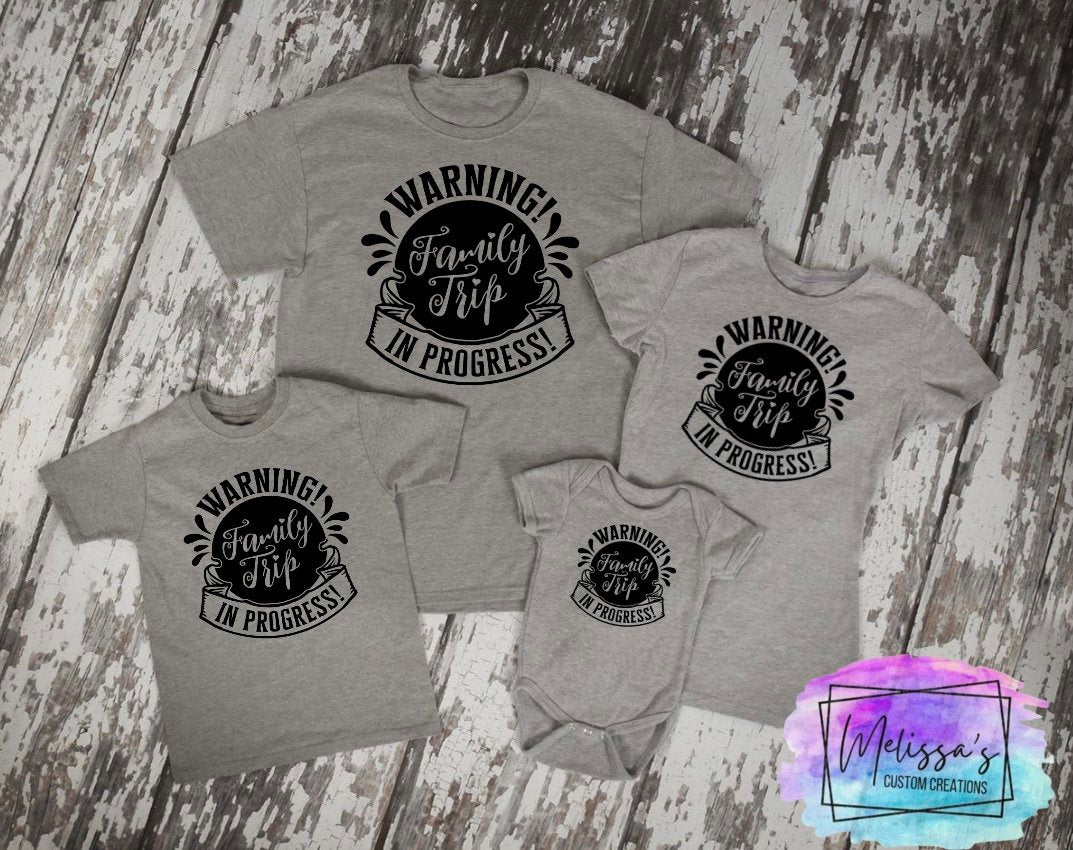 Warning! Family Trip in Progress! T-Shirt