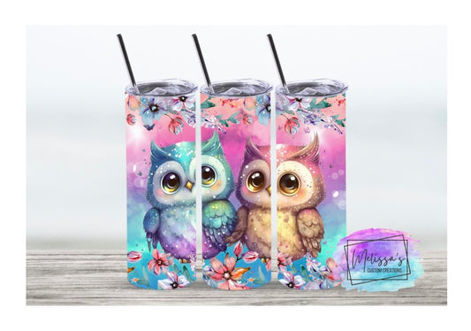 Cute Owl Tumbler