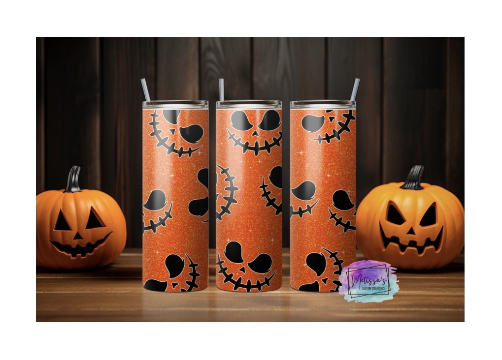 Pumpkin Face Tumbler