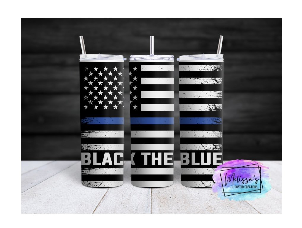 Back The Blue Tumbler