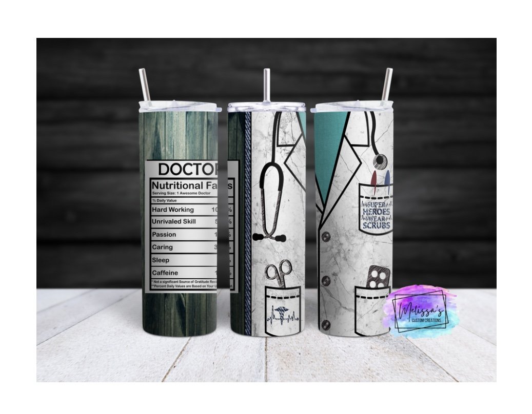 Doctor Nutritional Facts Tumbler