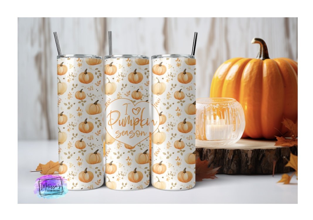 I Love Pumpkin Season Tumbler