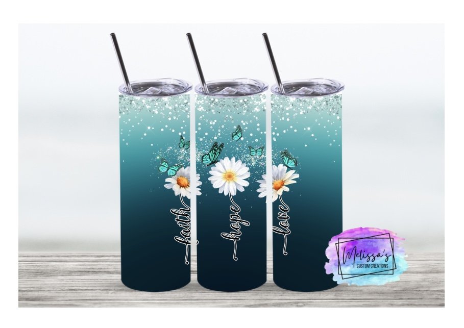 Faith Hope Love Tumbler