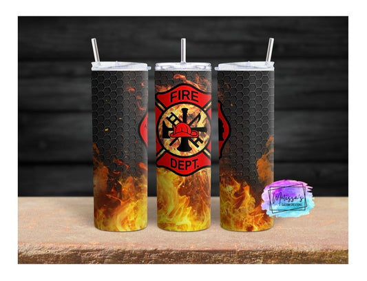 Firefighter, Fire Department Tumbler